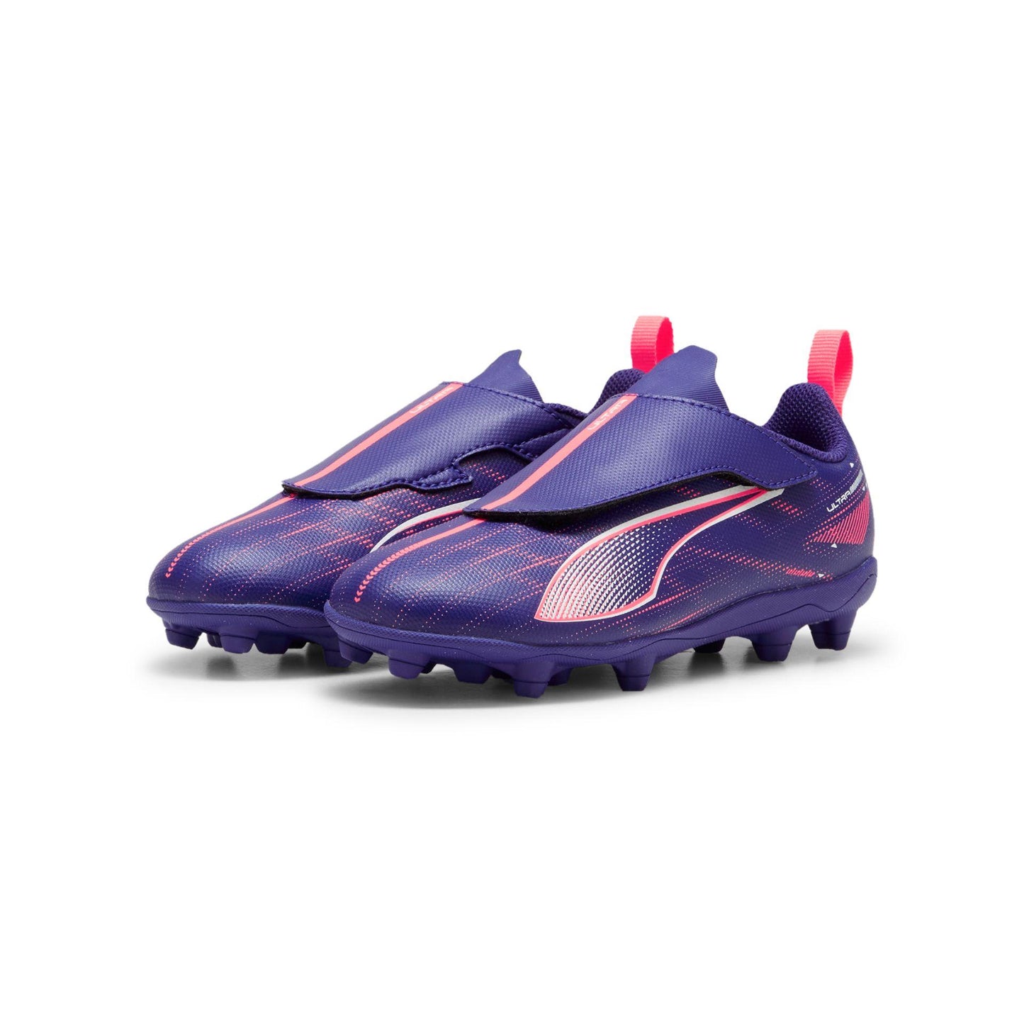Puma Ultra 5 Play FG/AG Junior Velcro Football Boots J12 Purple/White J12 Purple/White