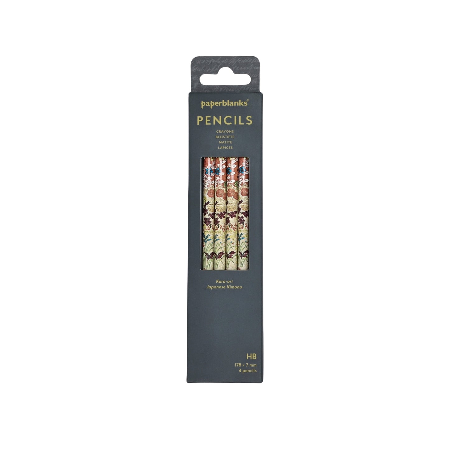 Kara-ori (Japanese Kimono) Pencil (4 Pack)
