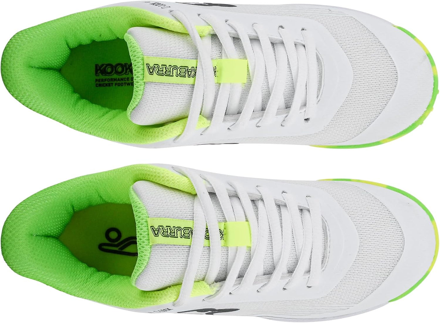 Kookaburra KC 5.0 Rubber Sole Cricket Shoe - Yellow/Green - 5