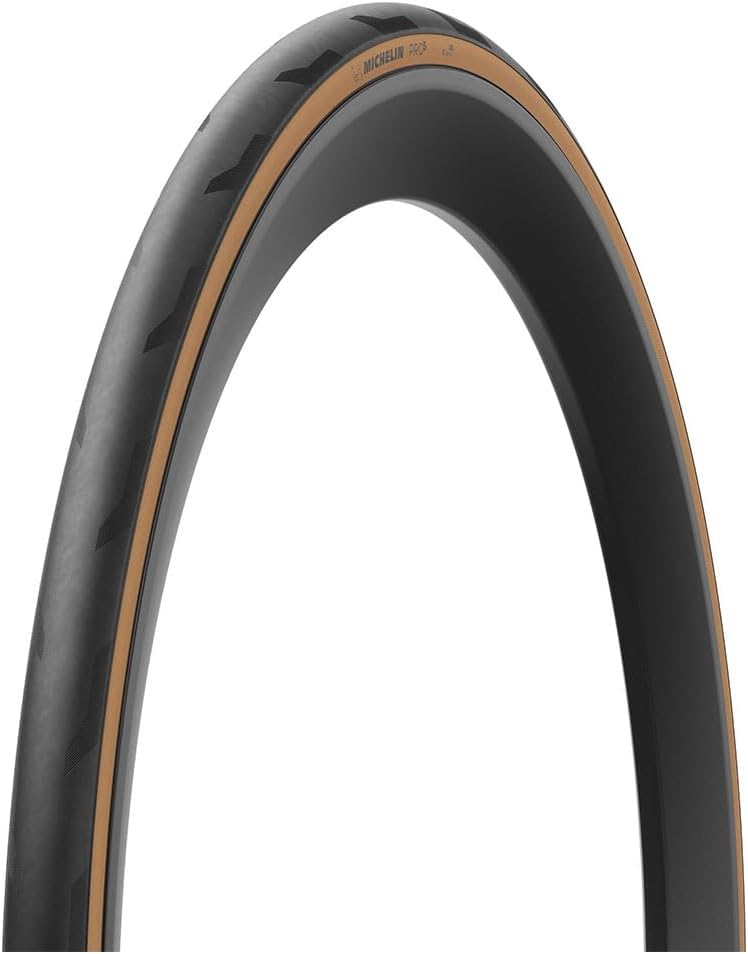 Michelin PRO5 Road Bike Tyres, 700x28C, Black/Brown, 310g