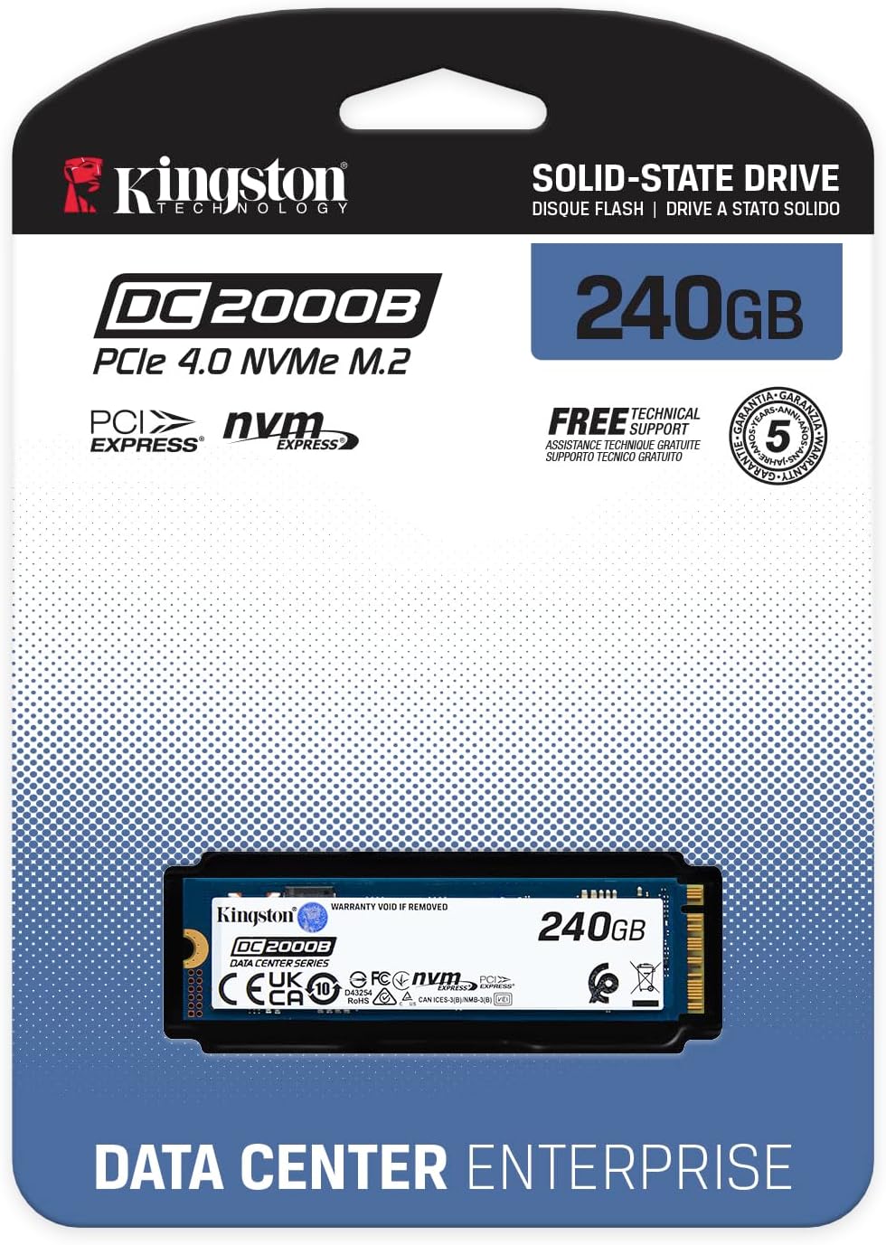 240G Dc2000B Pcie4.0 M.2 2280 Ssd
