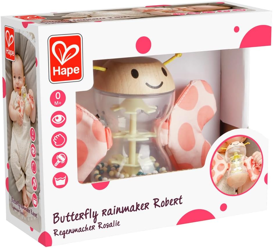 Hape Butterfly Rainmaker Rosalie Wooden from 0 Months