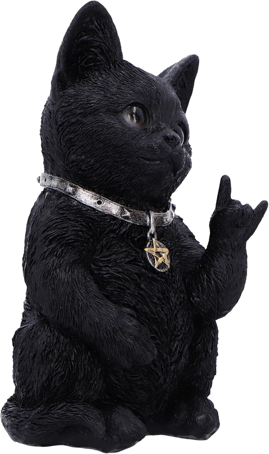 Nemesis Now Cat Figurine, Resin, Black, 16.5cm