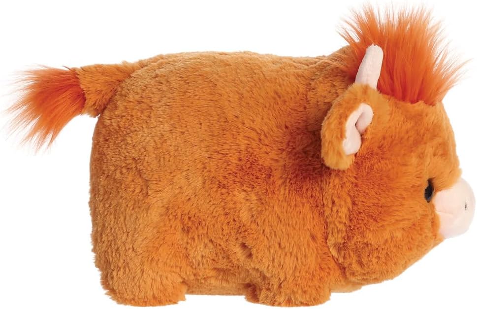 Aurora, 34261, Spuds Hamish Highland Cow 10In, Soft Toy, Orange