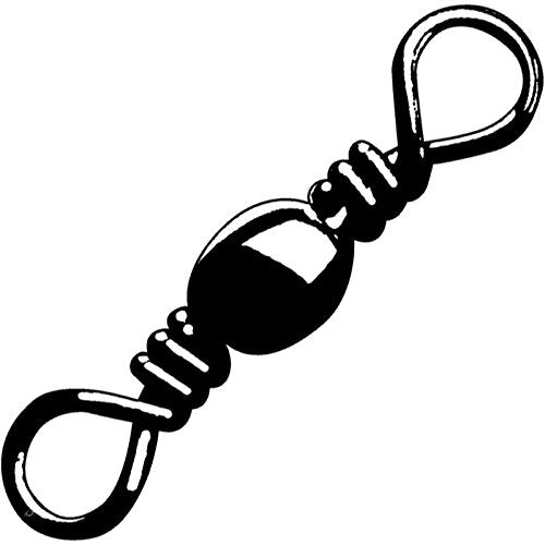 Mustad Mustad MA021-BN (77210) Barrel Swivel sz2 10x10pck