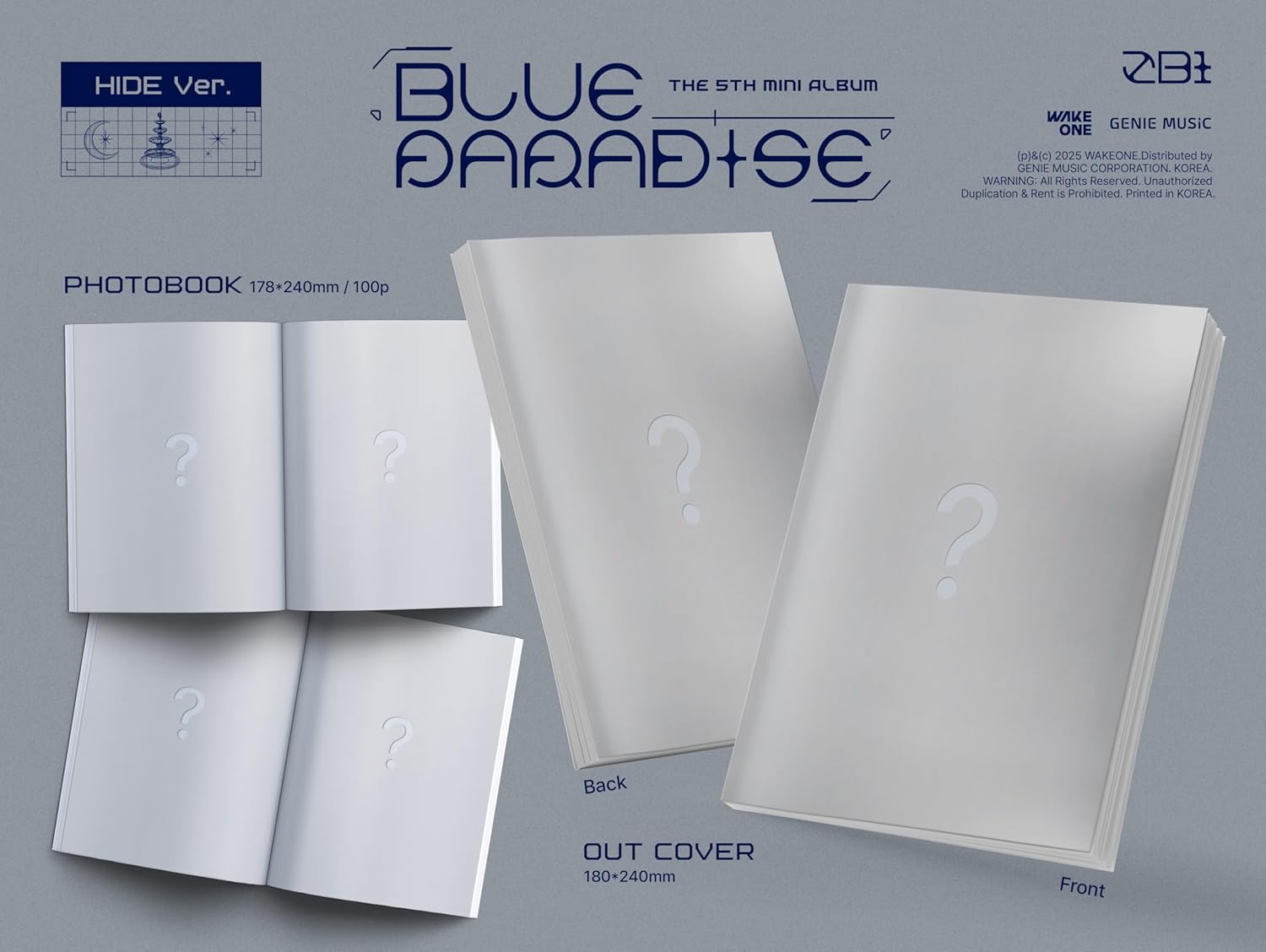 Blue Paradise - Random Cover - incl. Photobook, Photocard + more
