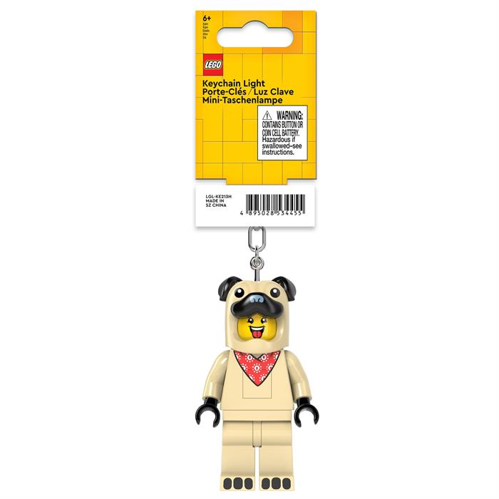 LEGO Minifigures Keychain Light - Pug Costume Guy