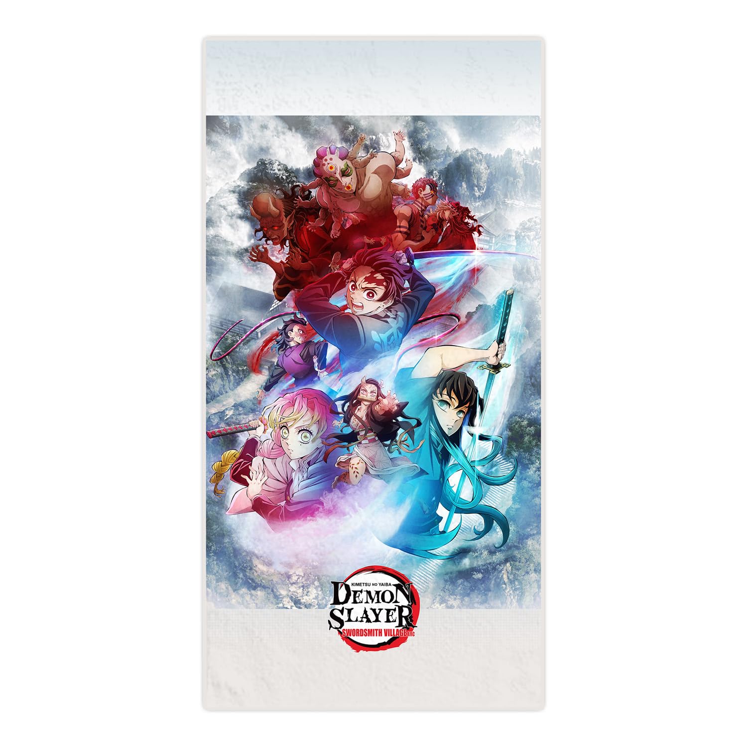 SAKAMI - Demon Slayer - Swordsmith Village Arc - Beach Towel - 150 x 75 cm - Original & Licensed