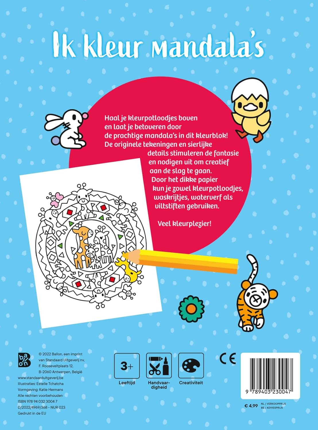 Babydieren (Ik kleur mandala's, 1