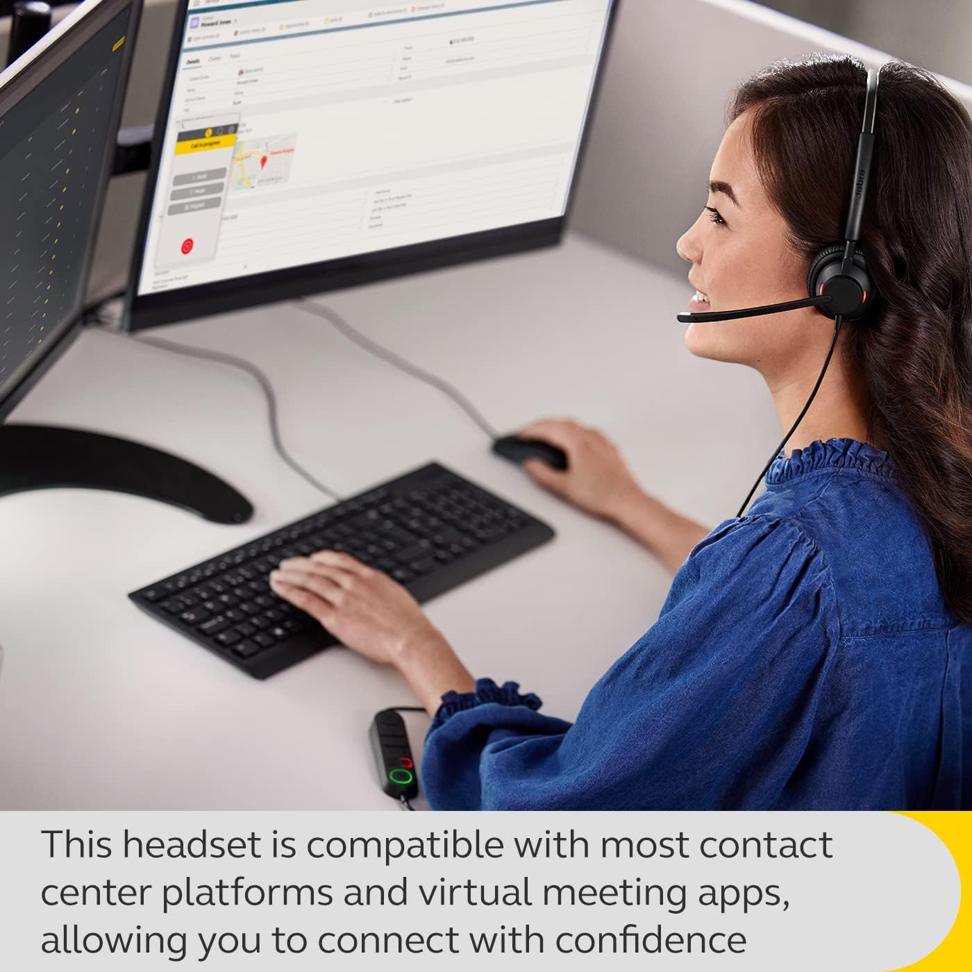 Jabra Engage 40 Stereo - Headset - On-Ear - Wired - Usb-C - Noise Isolating - Optimised For Uc
