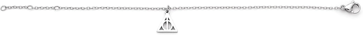Harry Potter Heiligtümer des Todes Edelstahl Silberkette Armband, Einheitsgröße, Edelstahl, Kein Edelstein