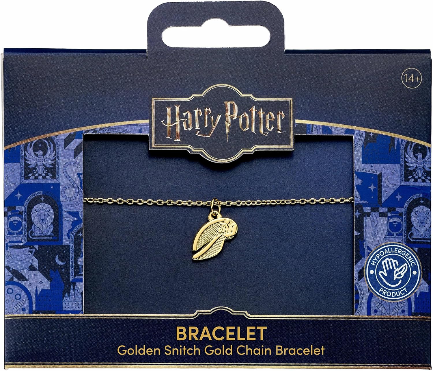 Harry Potter Golden Snitch Gold Chain Bracelet