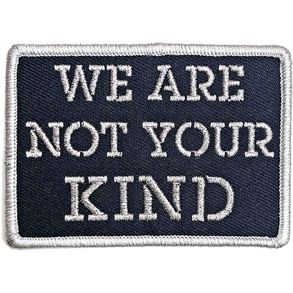 Slipknot Patch We Are Not Your Kind Stencil Band Logo Official woven iron on Taglia unica