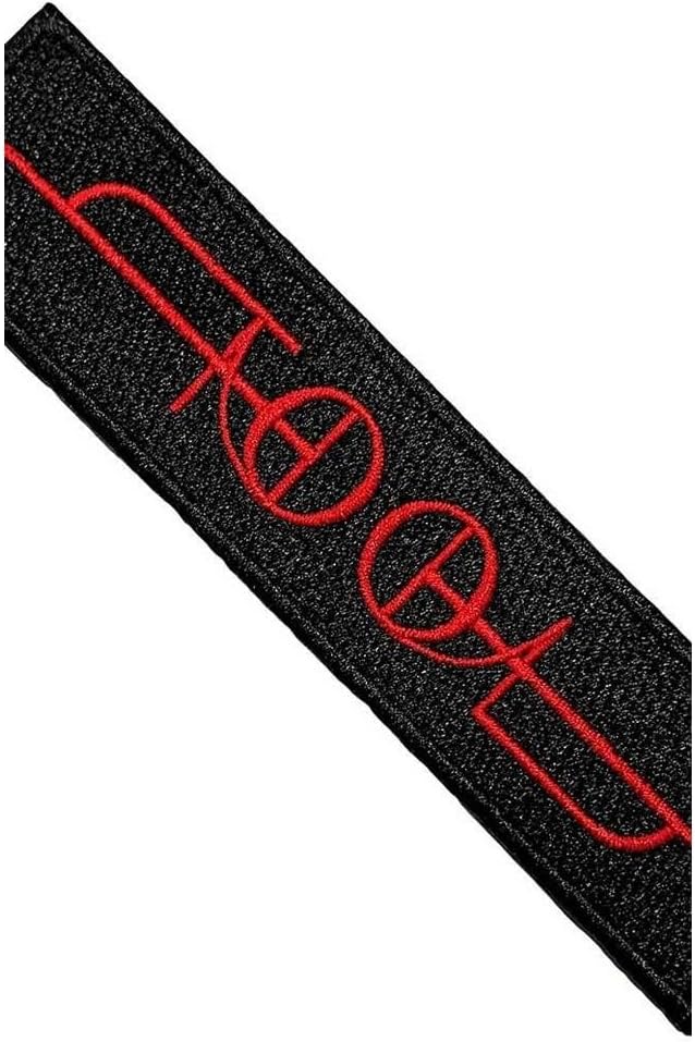 Tool Toppa termoadesiva con logo Fear Inoculum, nero/rosso, Taglia unica