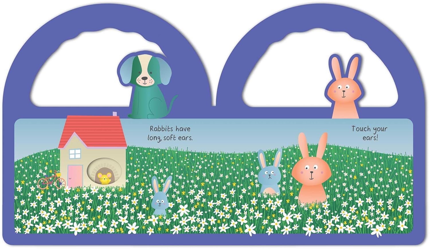 Eyes, Nose, Ears, Toes: Peek-a-boo Handle Book With Shaped Cut-outs (Baby's World