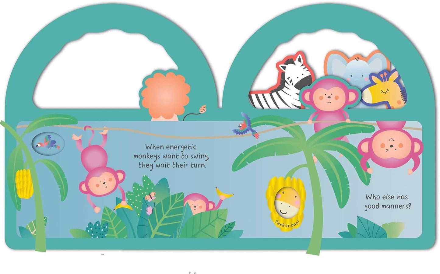 We Can Say Please: My First Peek-A-Boo Book: Board Book with Handle (Baby's World