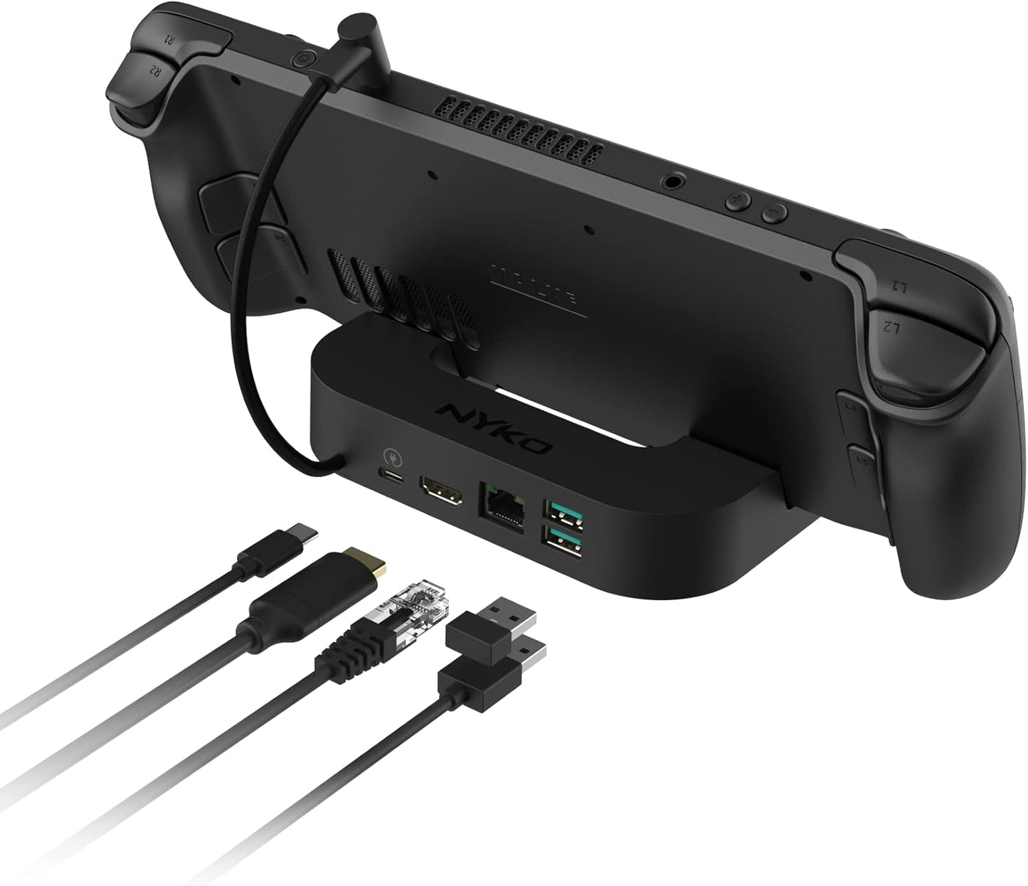 Nyko Steam Deck Power Dock 7-In-1 Usb-C Docking Station