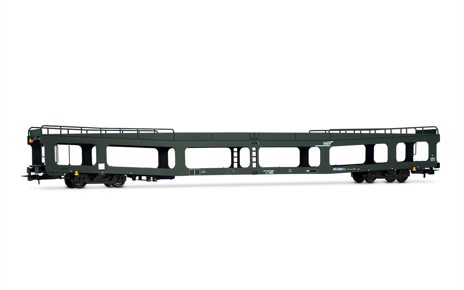 Jouef HJ4188 SNCF, DD DEV 66 car transporter, green with white logo Casquette, ep. V Passenger Coaches