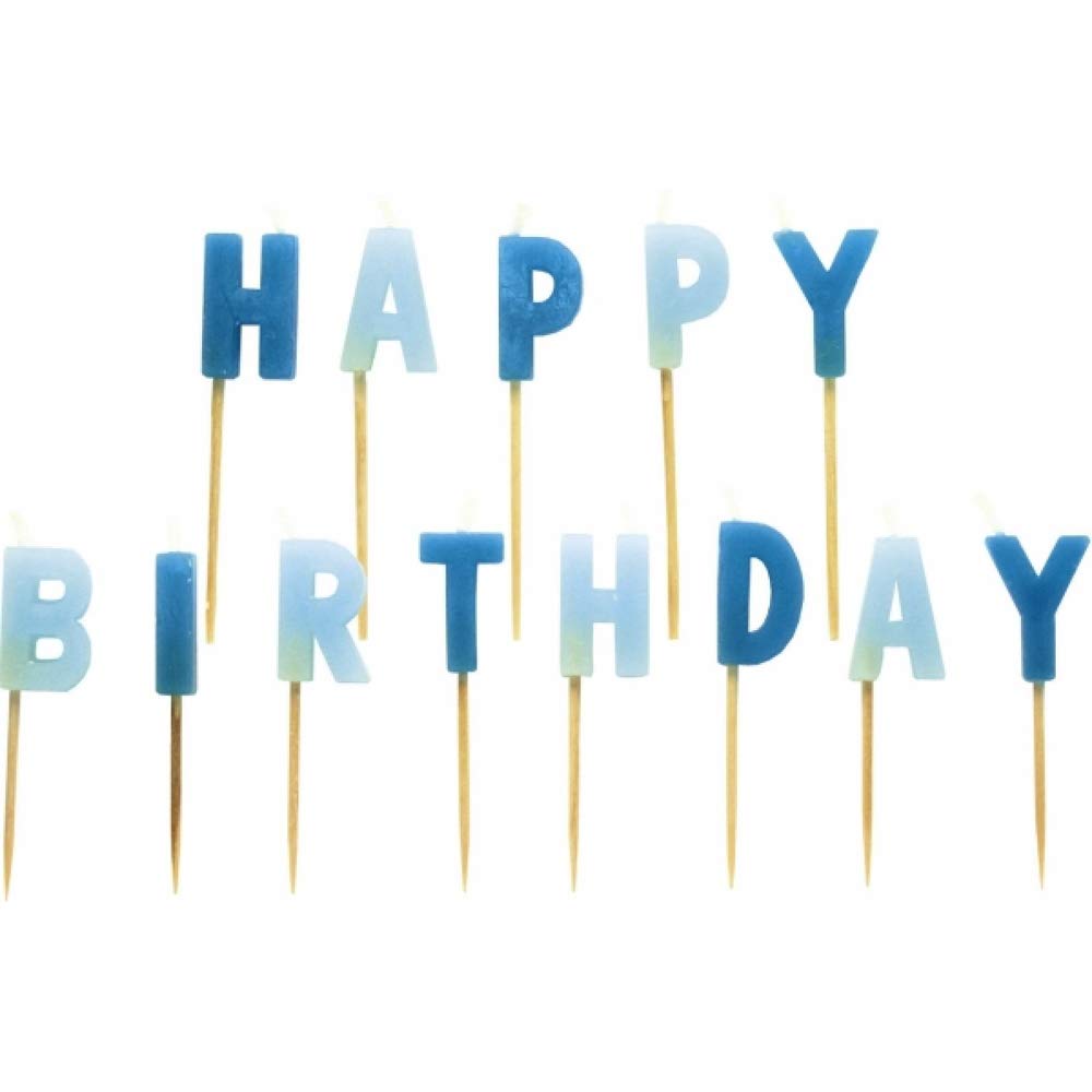 Amscan: Candle Happy Birthday Blue Q