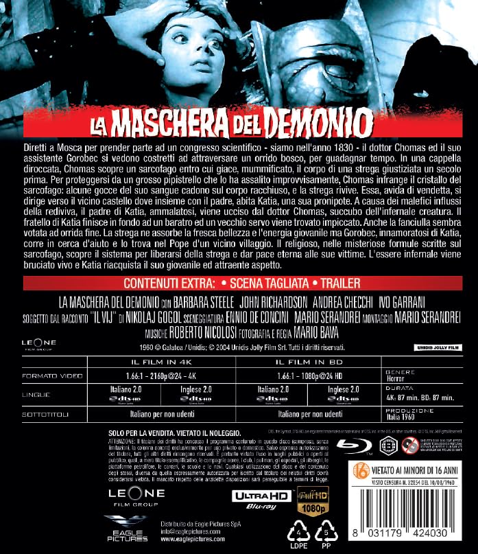 La Maschera Del Demonio - 4K (Bd 4K + Bd Hd)