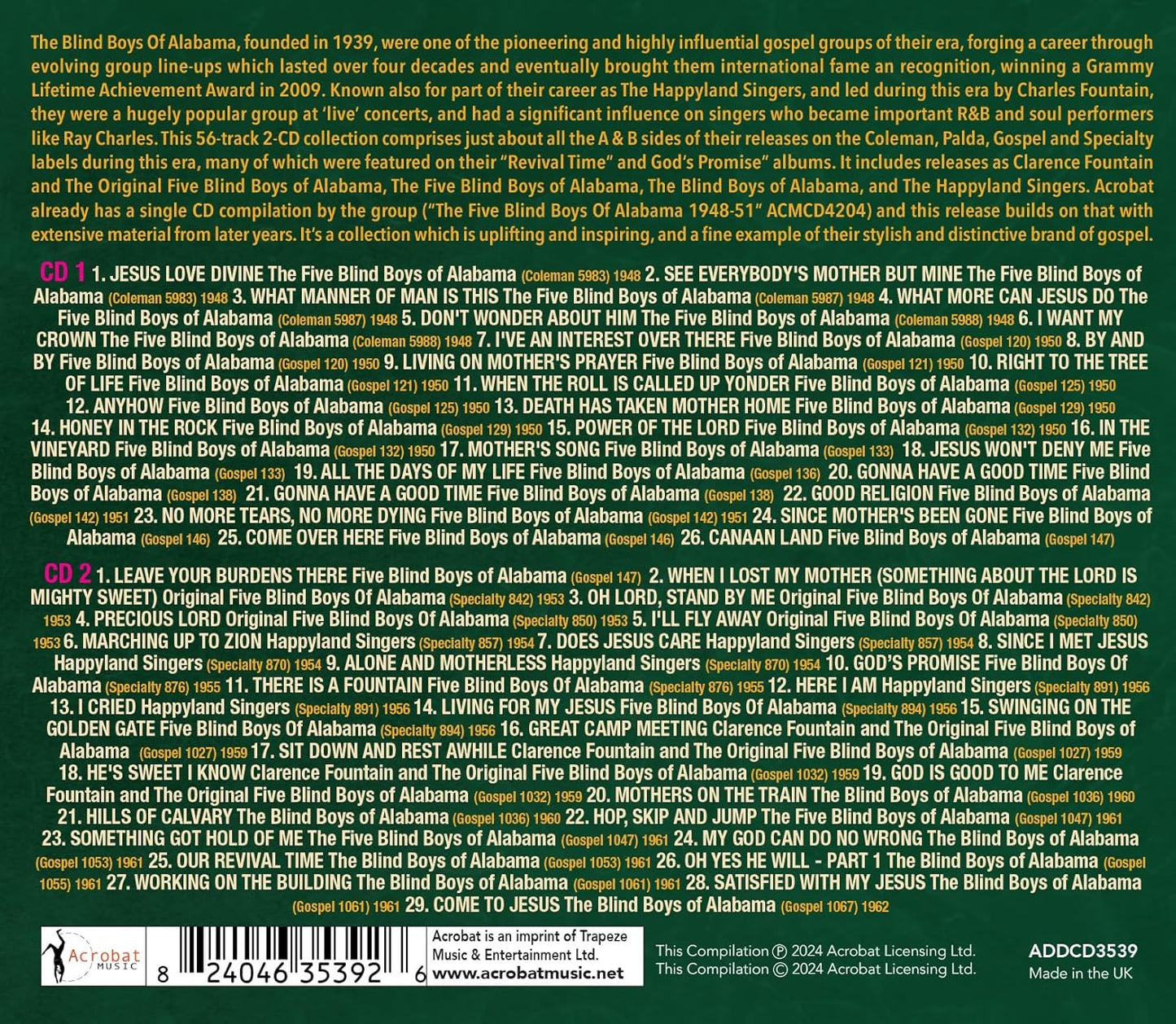 The Singles Collection 1948-62