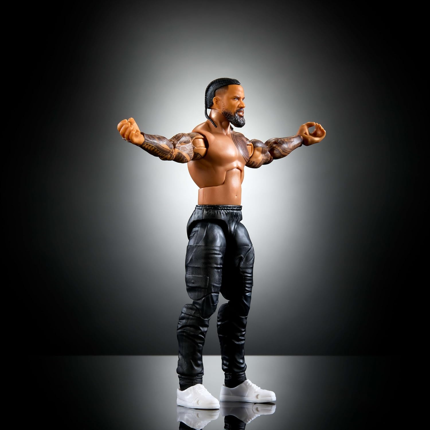 Mattel WWE Elite Action Figure & Accessories, Series #114 6-inch Collectible Jimmy Uso with 25 Articulation Points & Swappable Hands