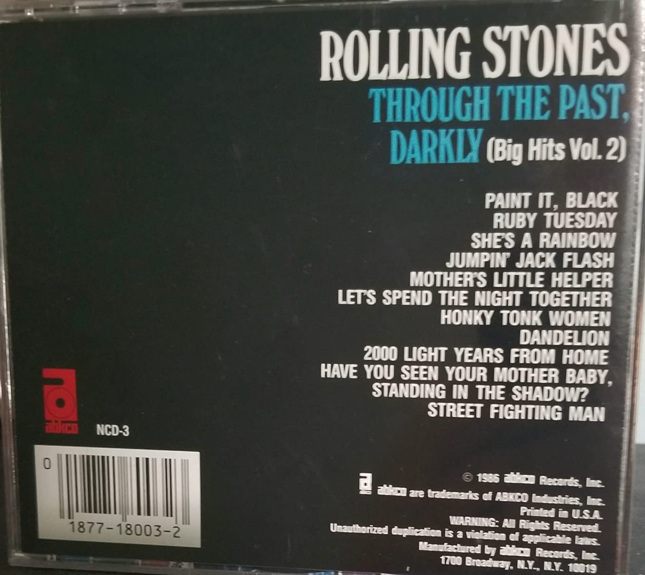 Rolling Stones-Through The Past(Big Hits V.2