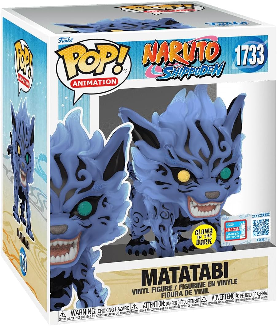 Funko Pop! Animation: Naruto Shippuden - Matatabi (6" Glow in the Dark 2024 Fall Convention Limited Edition) #1733
