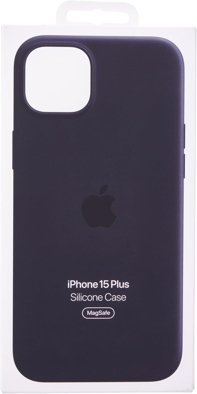 Apple - Back Cover For Mobile Phone - Magsafe Compatibility - Silicone - Black - For Iphone 15 Plus