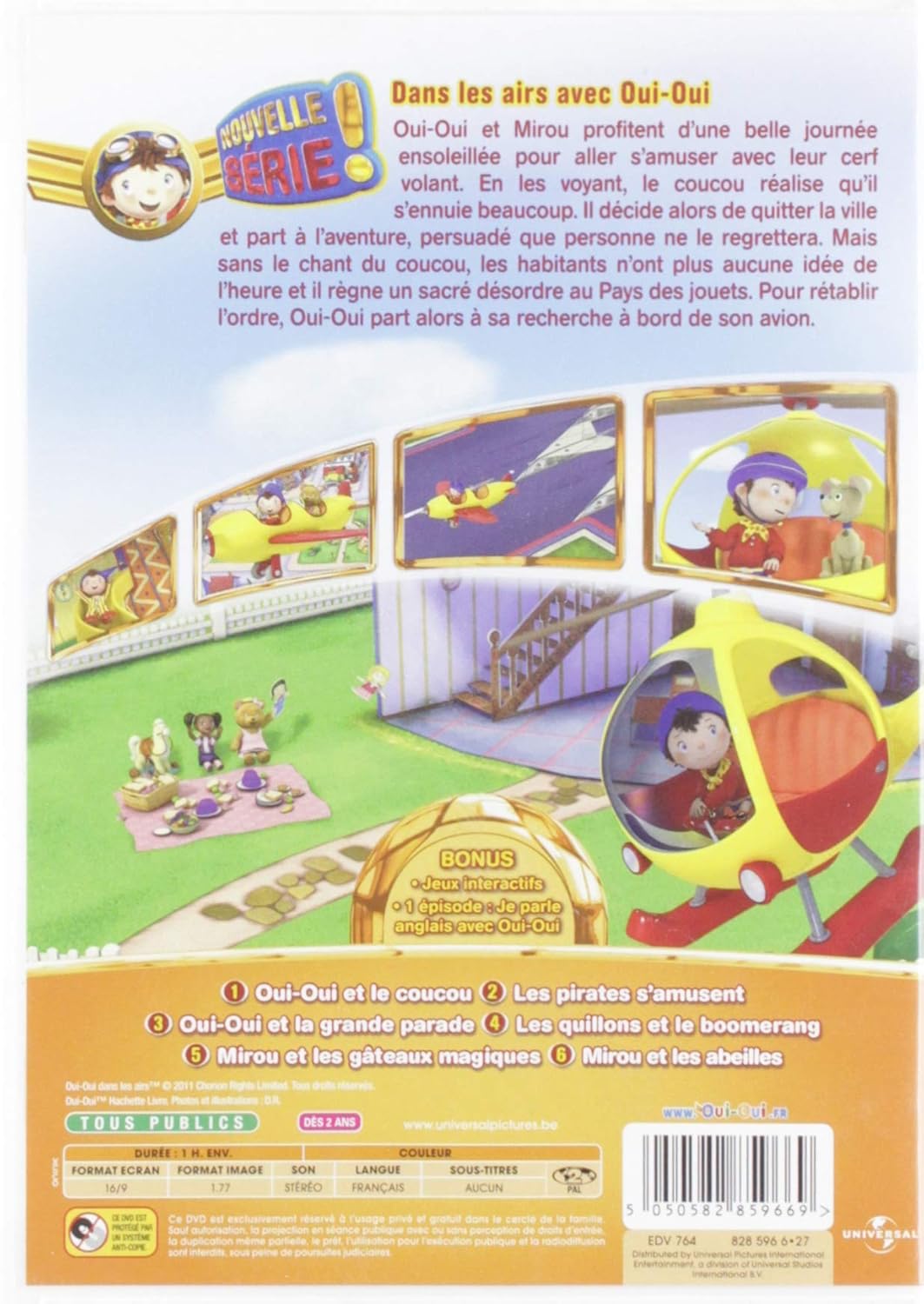 MOVIE - OUI OUI DANS LES AIRS AVEC OUI OUI (1 DVD
