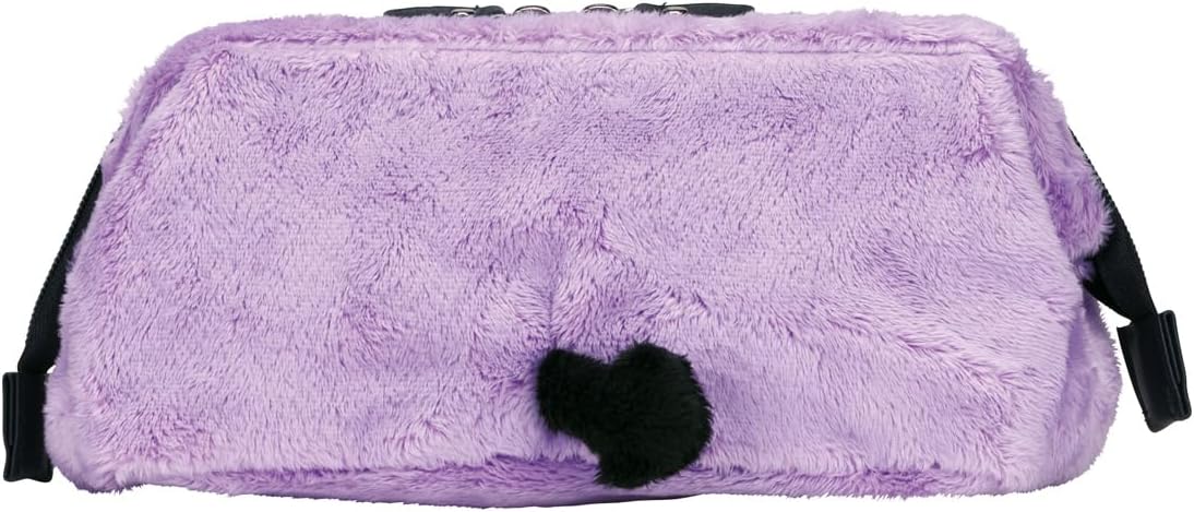 JP/Skater Kuromi Bear Time - Astuccio portamatite con chiusura a scatto, astuccio per matite