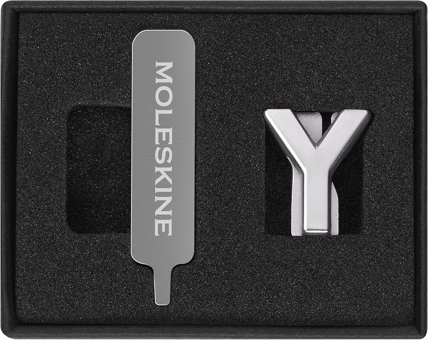 Moleskine Pin for Notebook or Planner Letter Y, Letter Pin, Customize The Elastic Closure, Special Customized Gift, Color Silver
