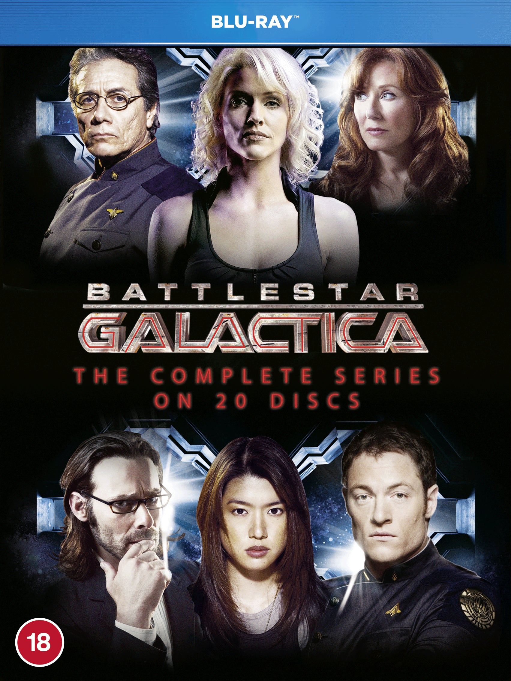 Battlestar Galactica: The Complete Series Blu-ray (2004) 20 Discs - With Code
