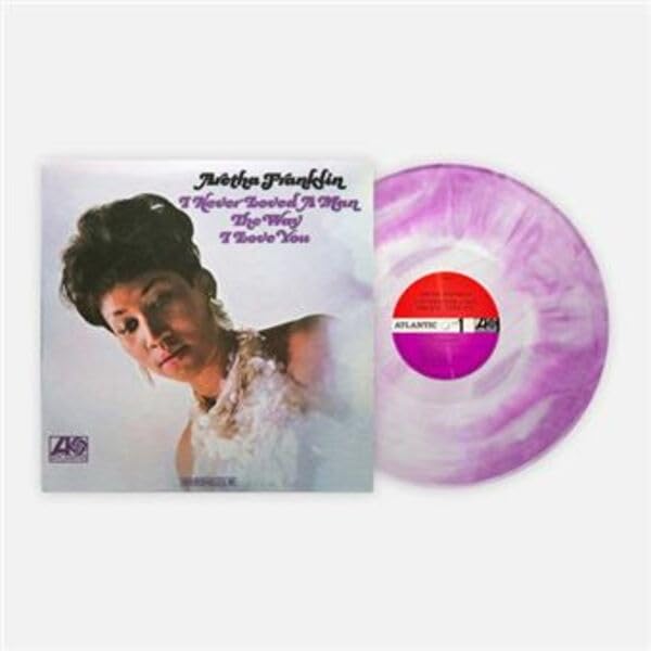 Never Loved A Man - Remastered Mono Edition on Purple & White