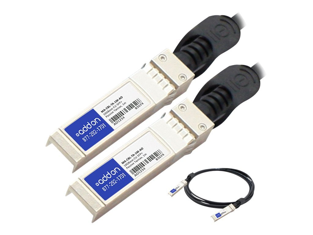 Addon 1M Meraki Compatible Sfp+ Dac - Direct Attach Cable - Sfp+ (M) To Sfp+ (M) - 1 M - Twinaxial - For Cisco Meraki Cl