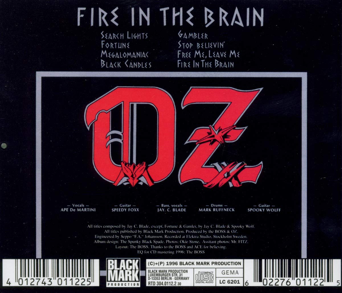 Oz-Fire In The Brain