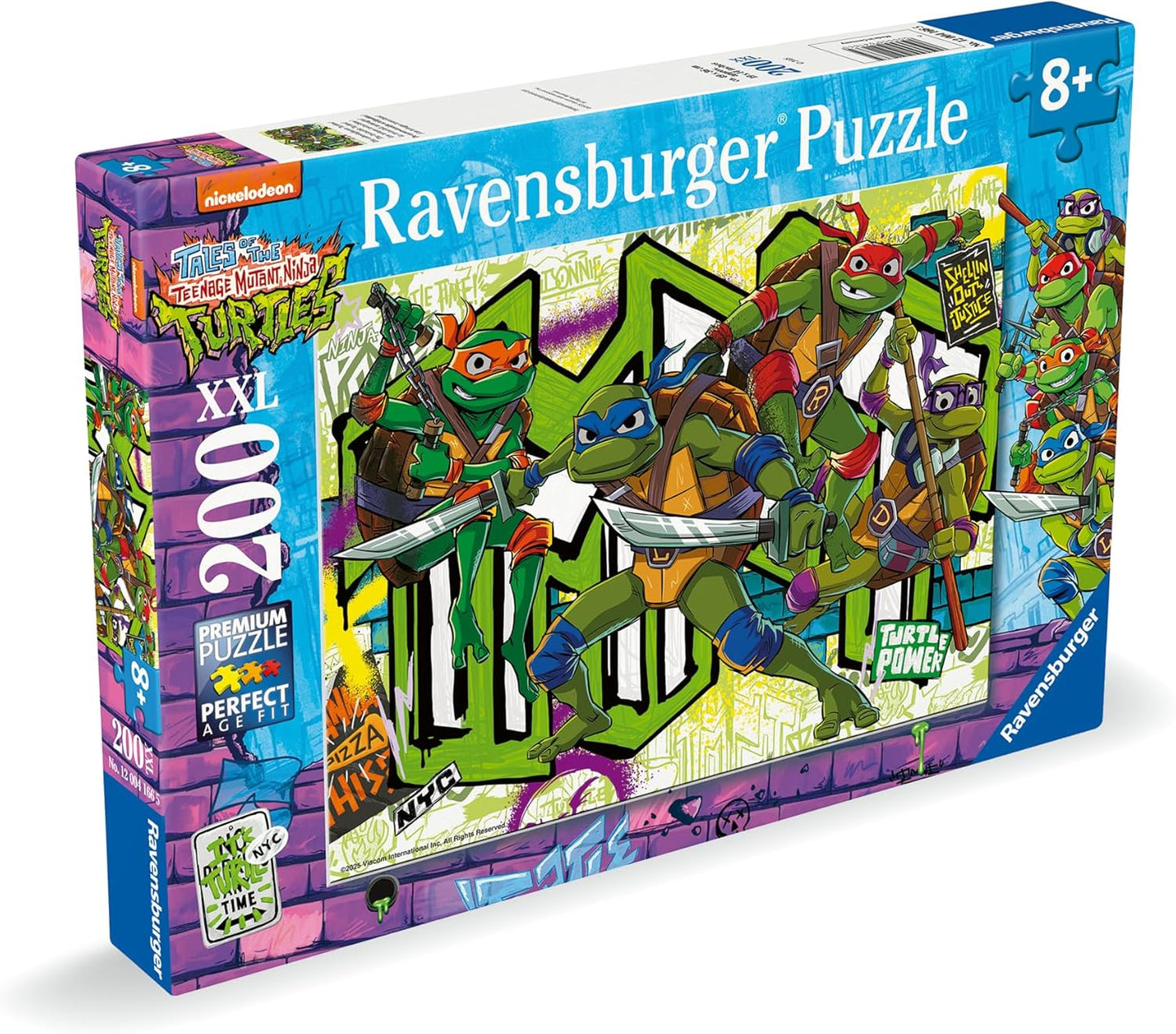 Ravensburger Teenage Mutant Ninja Turtles Gifts and Toys - 200 Piece Jigsaw Puzzle for Boys and Girls Age 8 Years +