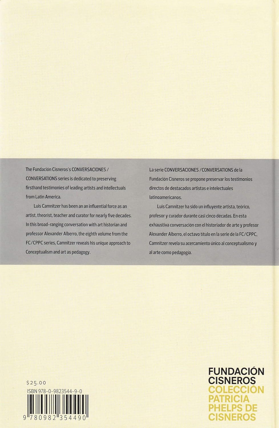 Luis Camnitzer in Conversation with Alexander Alberro (Conversations / Conversacions