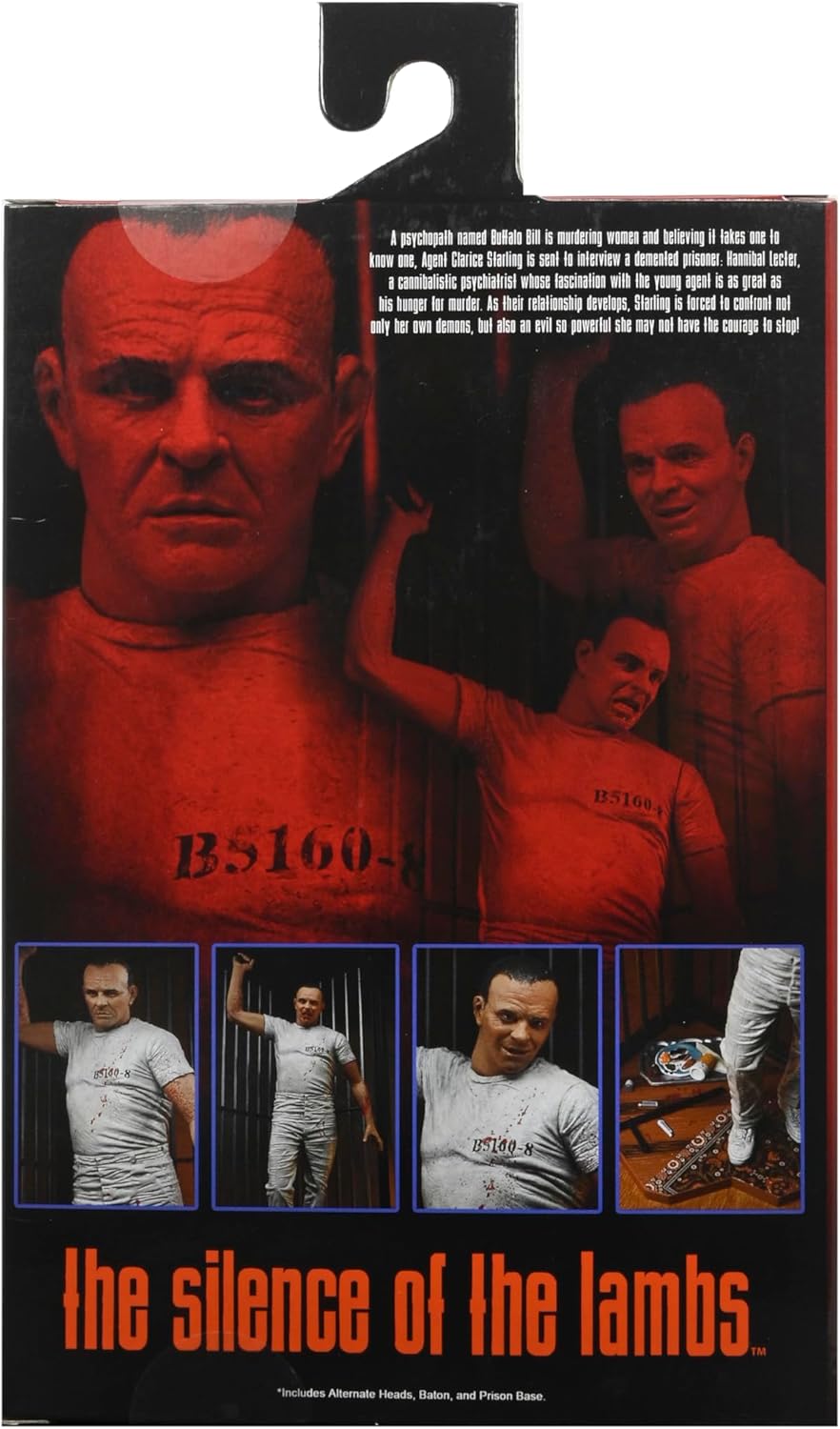 NECA - Il silenzio degli innocenti - Action Figure in scala da 17,8 cm - Dr. Hannibal Lecter (Prison Escape