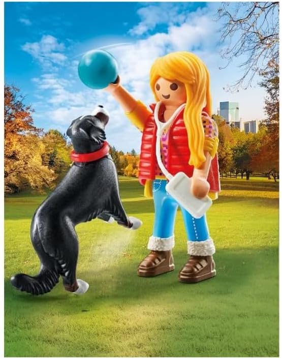 PLAYMOBIL 71738 Jeune fille avec chien de montagne
