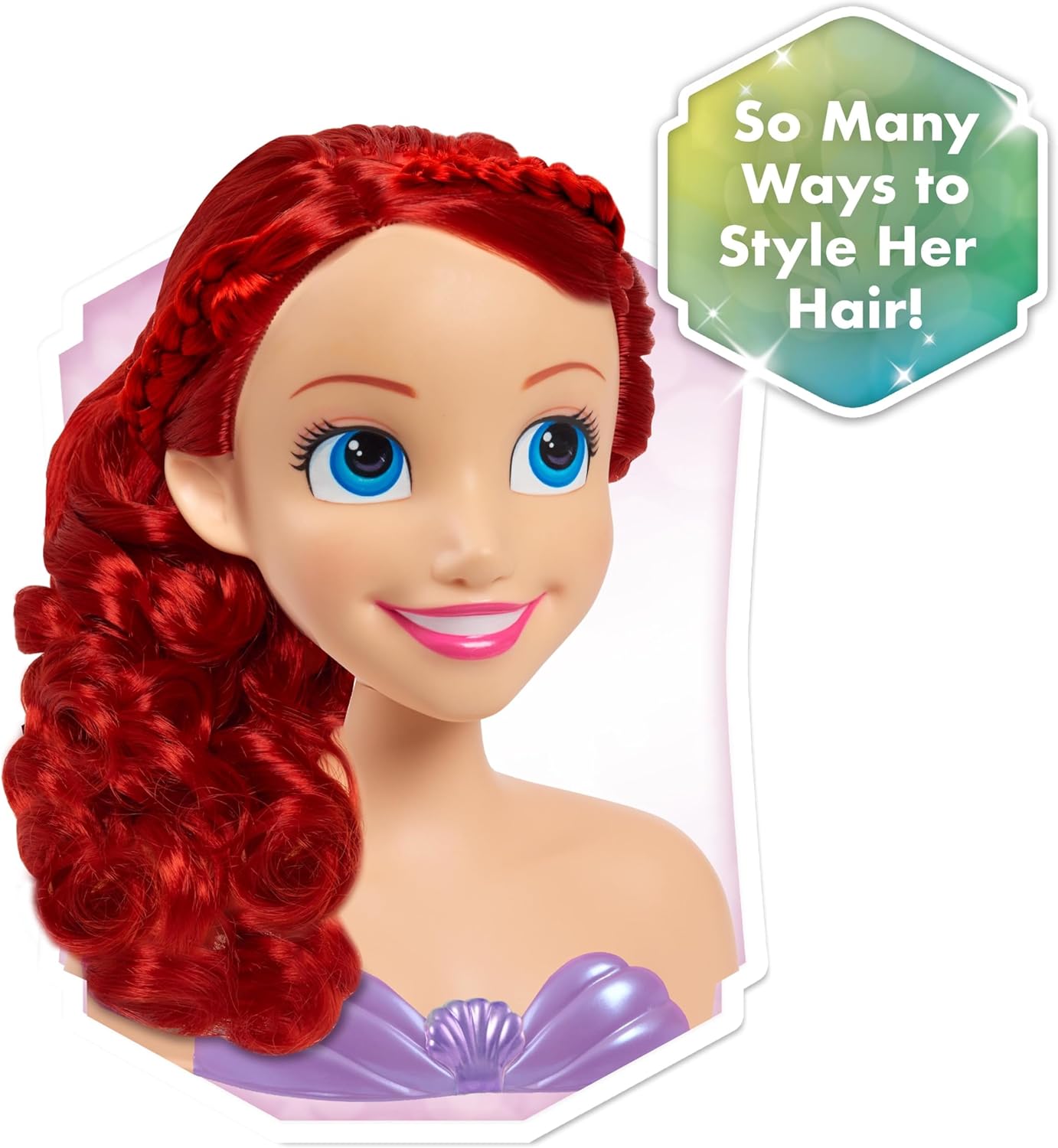 Disney Princess Small Styling Head - Ariel (8L Packaging