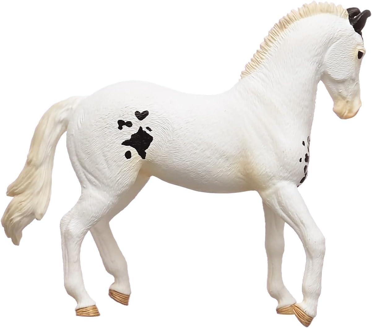 Schleich HORSE CLUB - Marwari Stallion -13cm Hand-Painted Collectable, Realistic Toy Horse Figurine for Girls and Boys. Durable Educational Figure for Fun Imaginative Play. Cool Kids Toys Age 5+ 14898