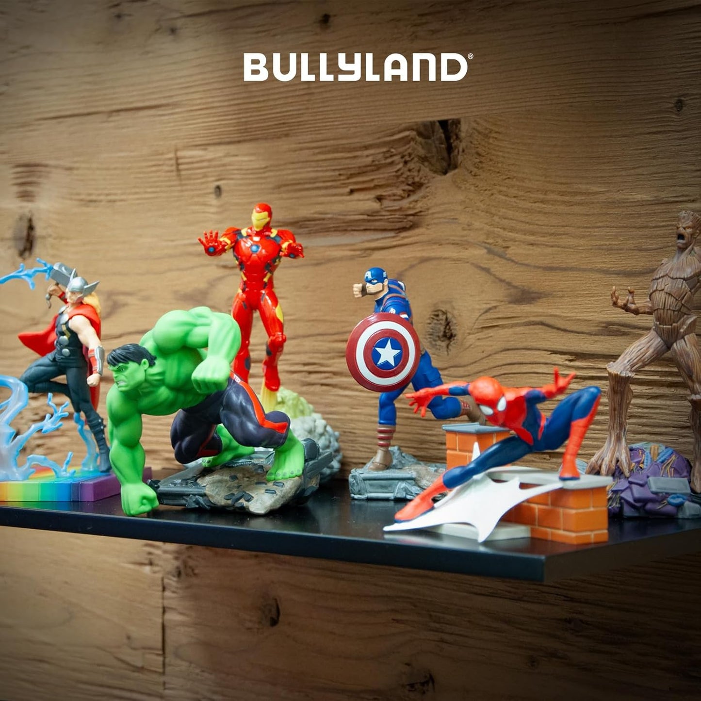 Bullyland Thor by the Marvel Avengers, perfect as a toy figure, decoration and small gift for children aged 3 and up, collectors, detailed collectible figure of 11.5 cm for Kidults 11333