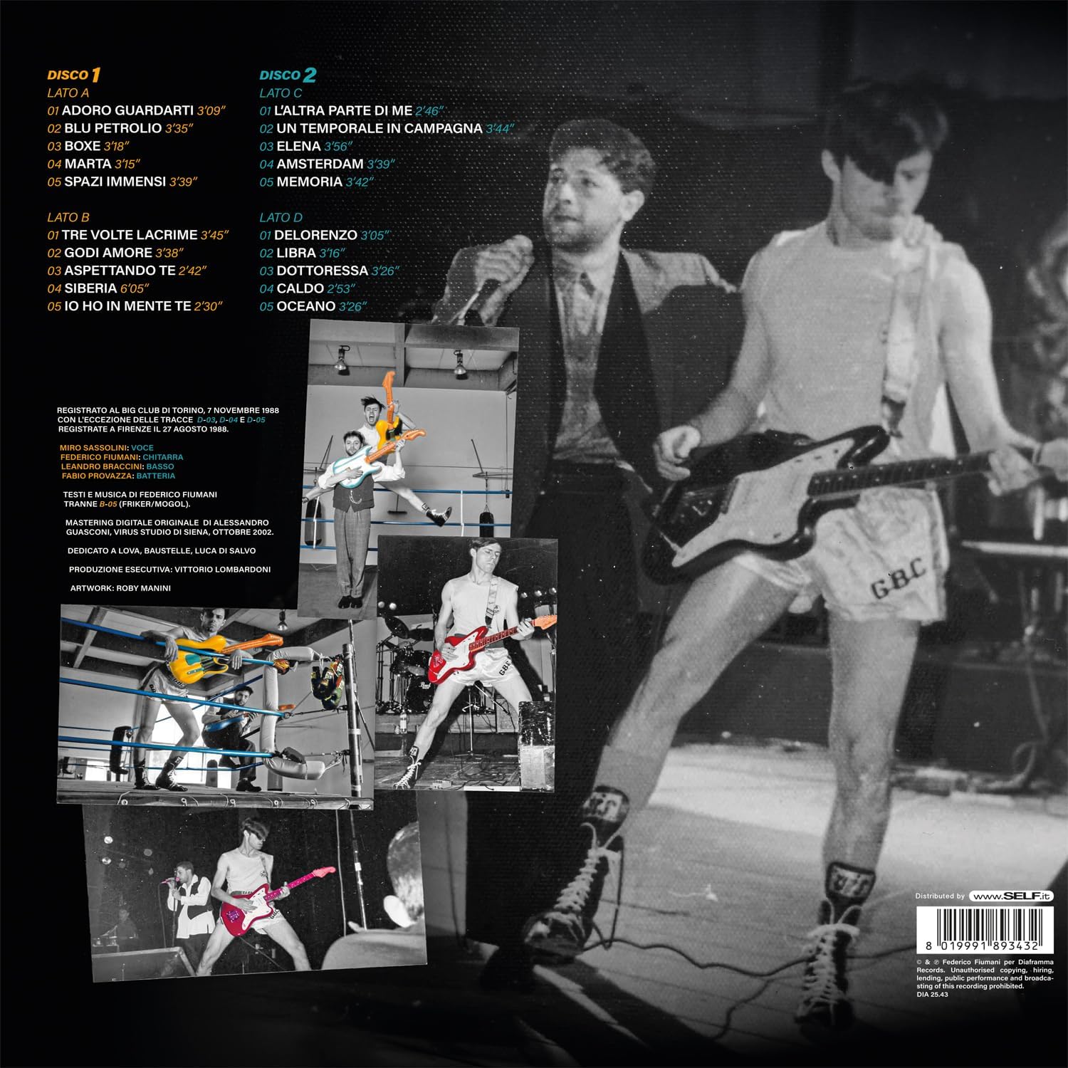 Live Al Big Club, 1988 Boxe Tour