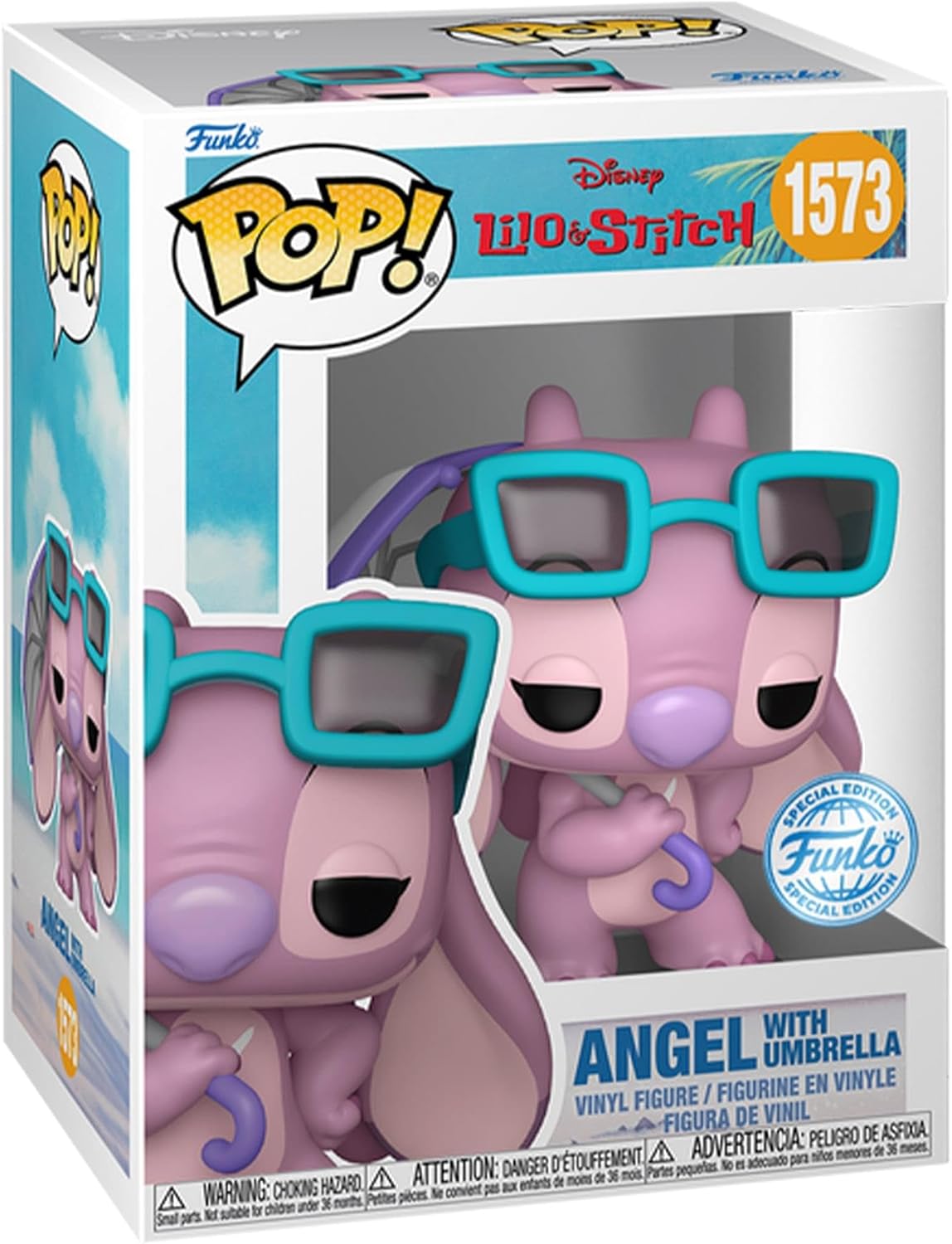 Funko Pop! Lilo and Stitch Angel with Umbrella Vinyl Figure