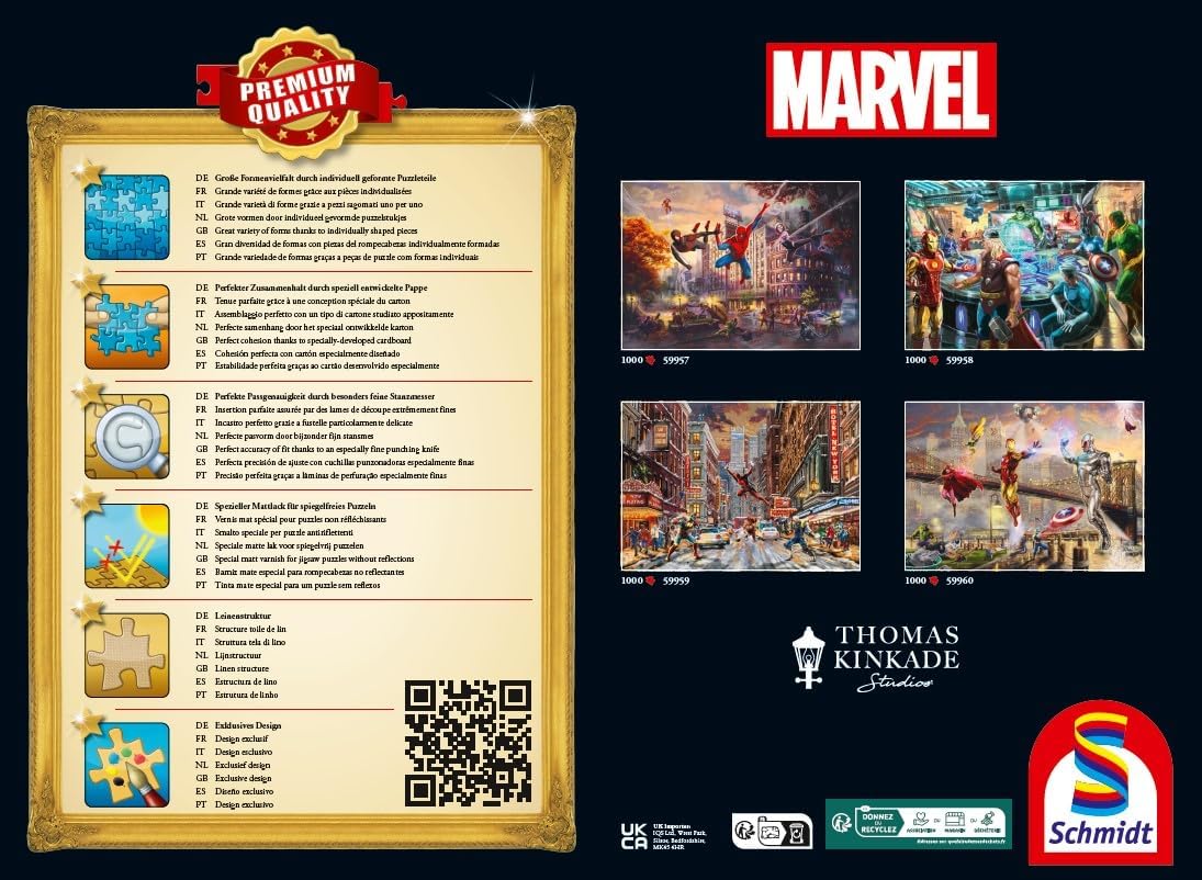 Schmidt - Thomas Kinkade: Marvel - The Avengers (1000 Pieces)