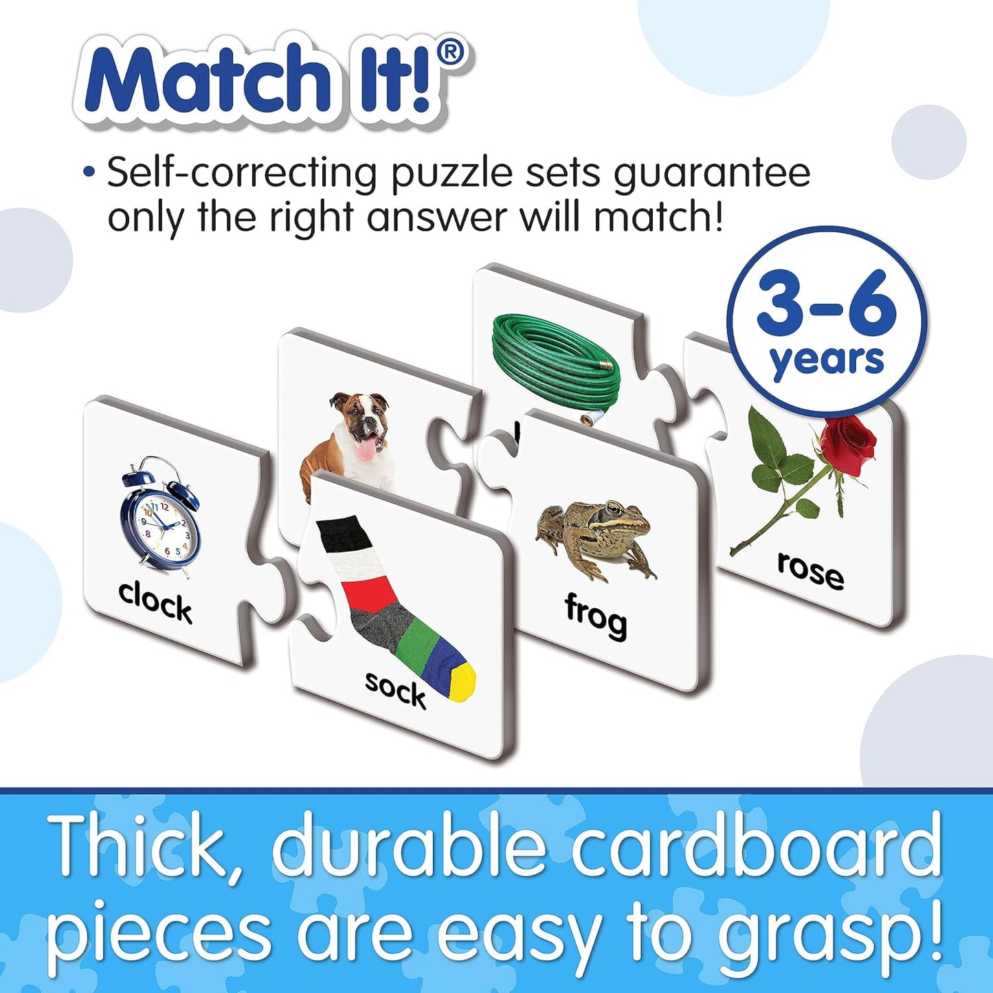 The Learning Journey: Match It! - Rhyme - 30 Self-Correcting Rhyming Words with Matching Images for Emerging Readers