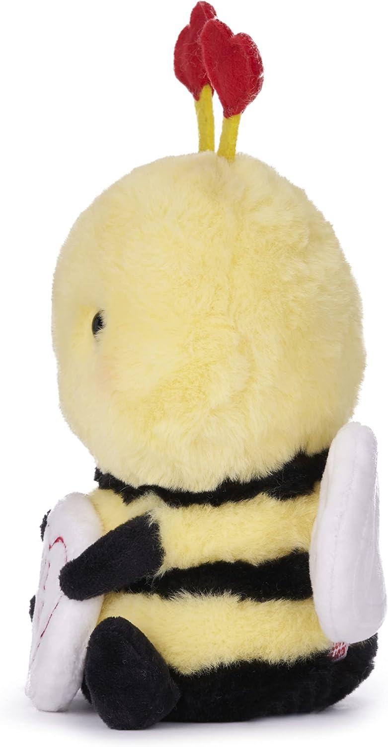 Posh Paws Swizzles Love Hearts 18cm (7 inches) Bethany Bumble Bee 'Bee Mine' Soft Toy