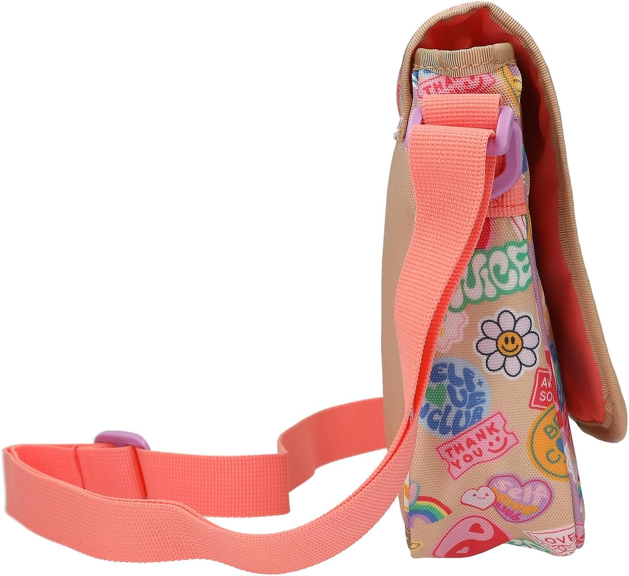 Topmodel - Topmodel Shoulder Bag Girl Power - Beige And Coral - Small (413288)