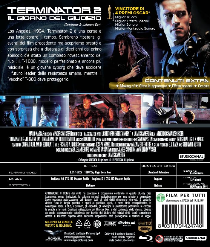 Terminator 2 - Il Giorno Del Giudizio Bd